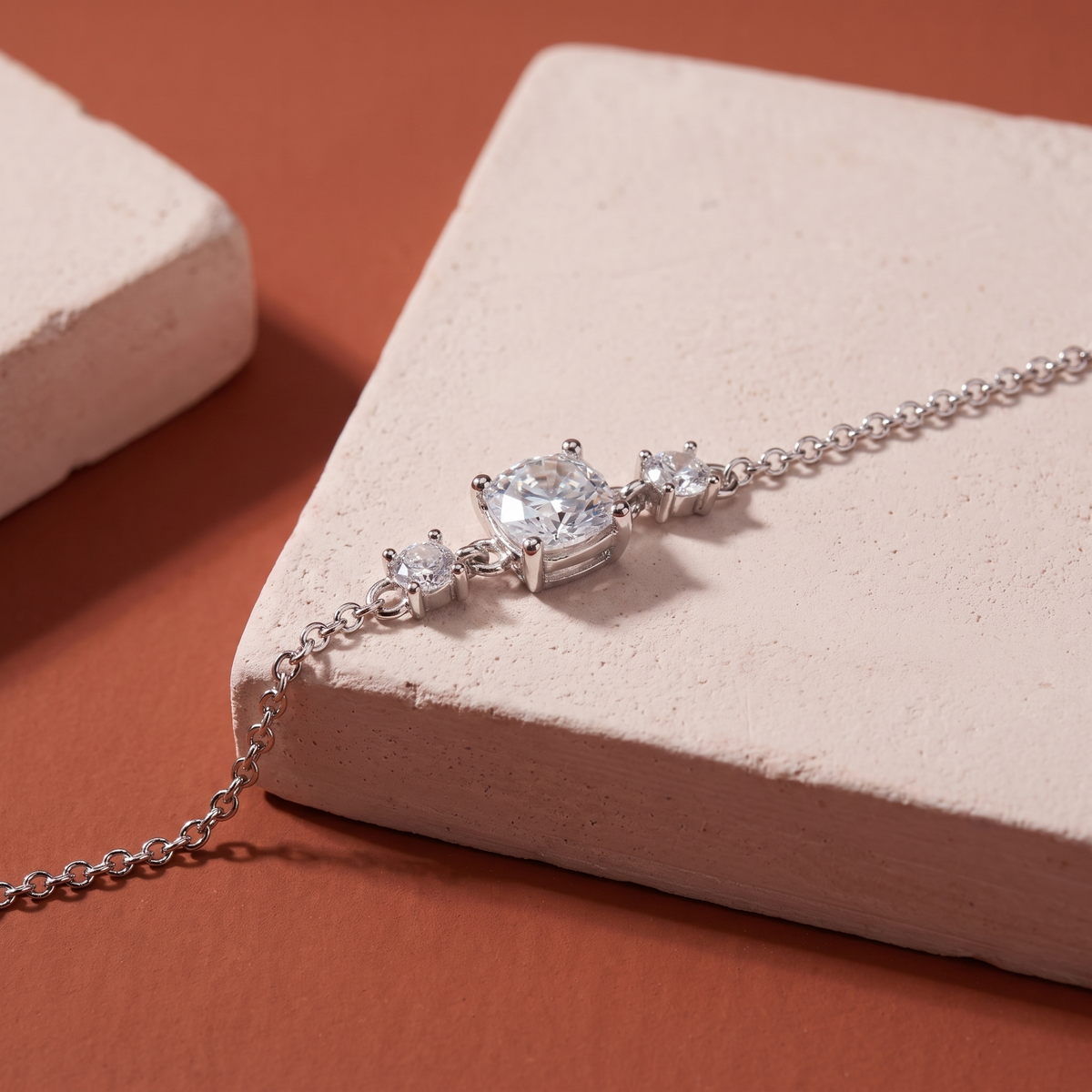 Moissanite Solitaire Bracelet