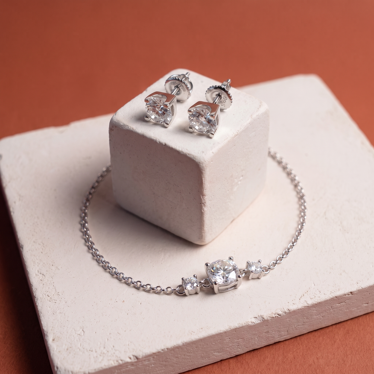Moissanite Solitaire Bracelet