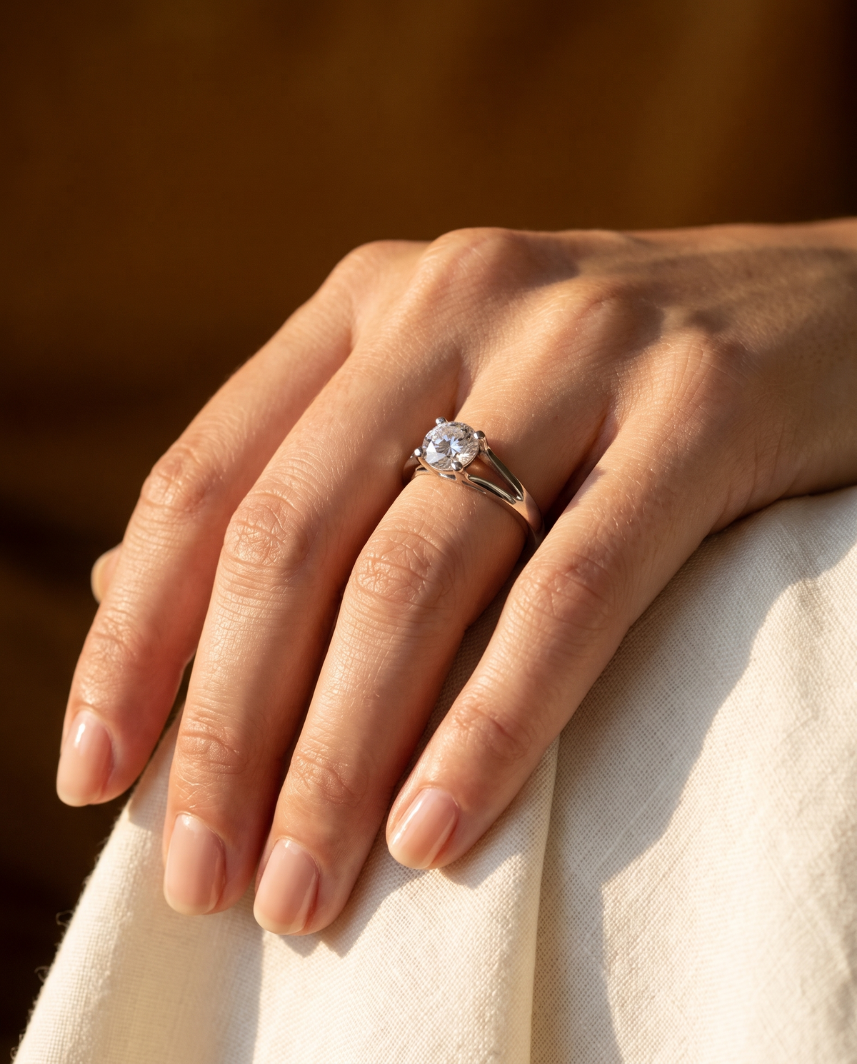 Moissanite Ring 07