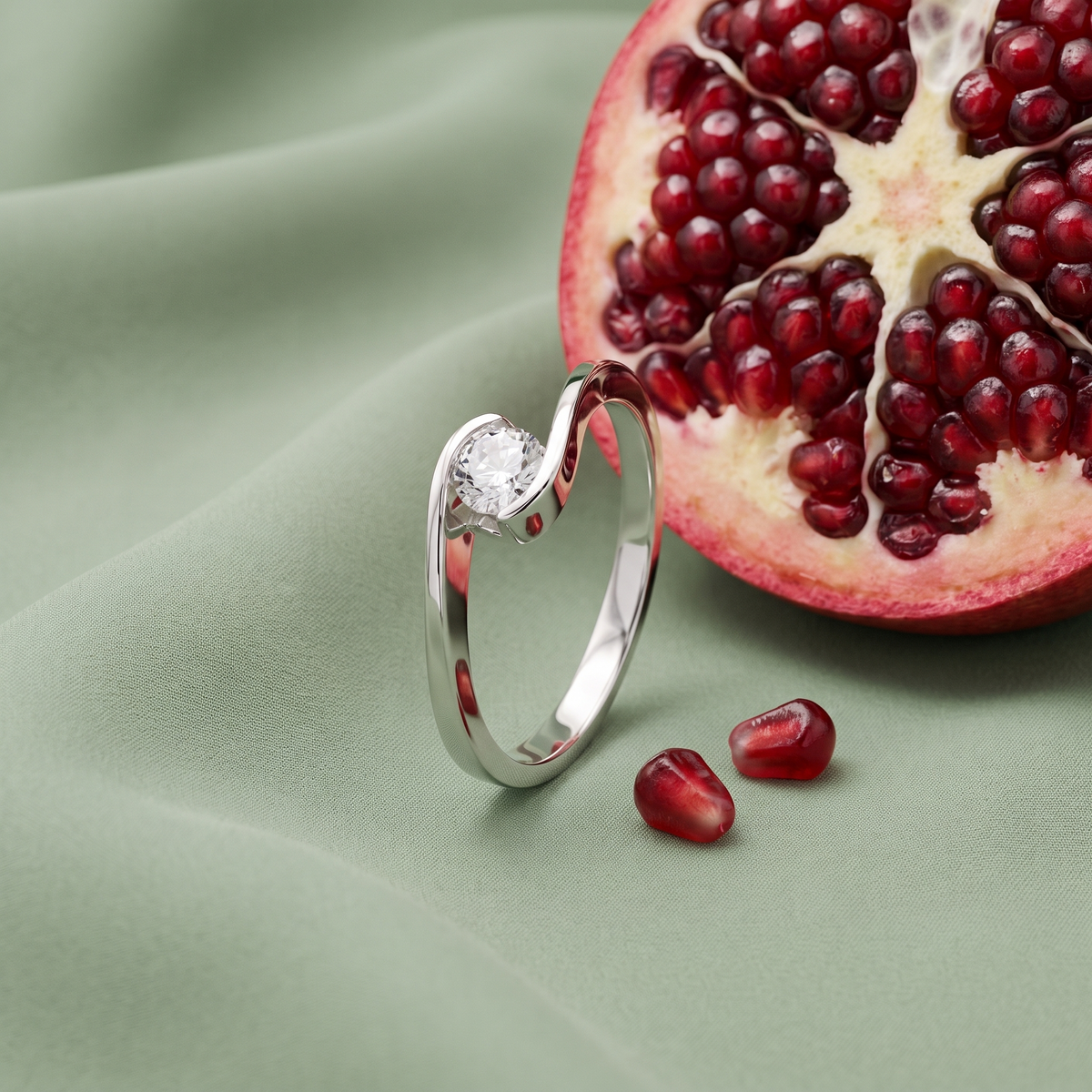 Moissanite Ring 02
