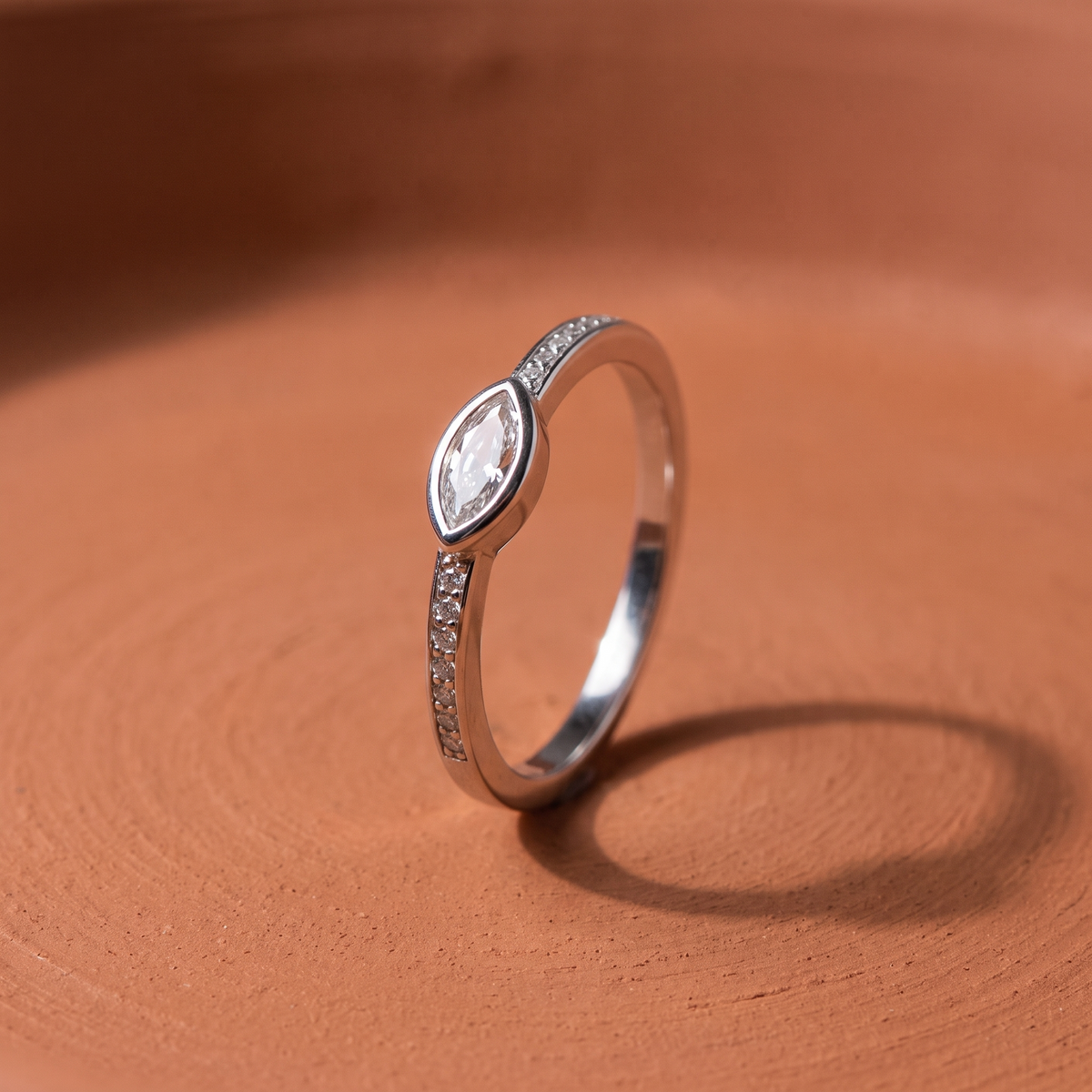 Zirconia Marquise Ring